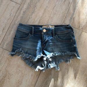 Hollister Low Rise Light Denim Short-Short